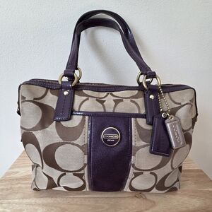Coach Signature Logo Satchel